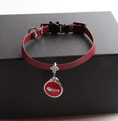 Load image into Gallery viewer, Leather Cat Collar with Pendant
