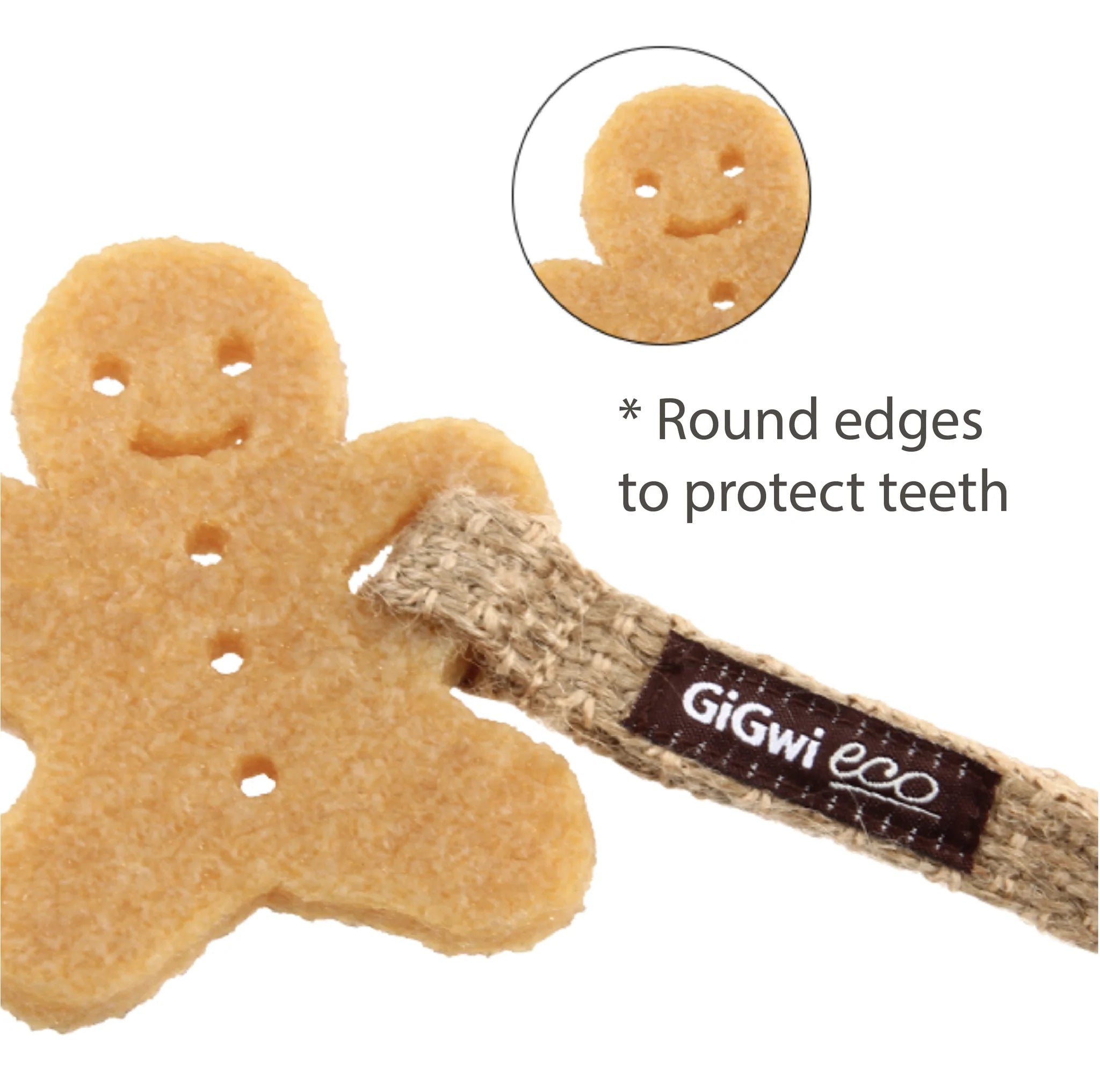 Gum Gum Dog Chew Toy (Ginger Bread Man)
