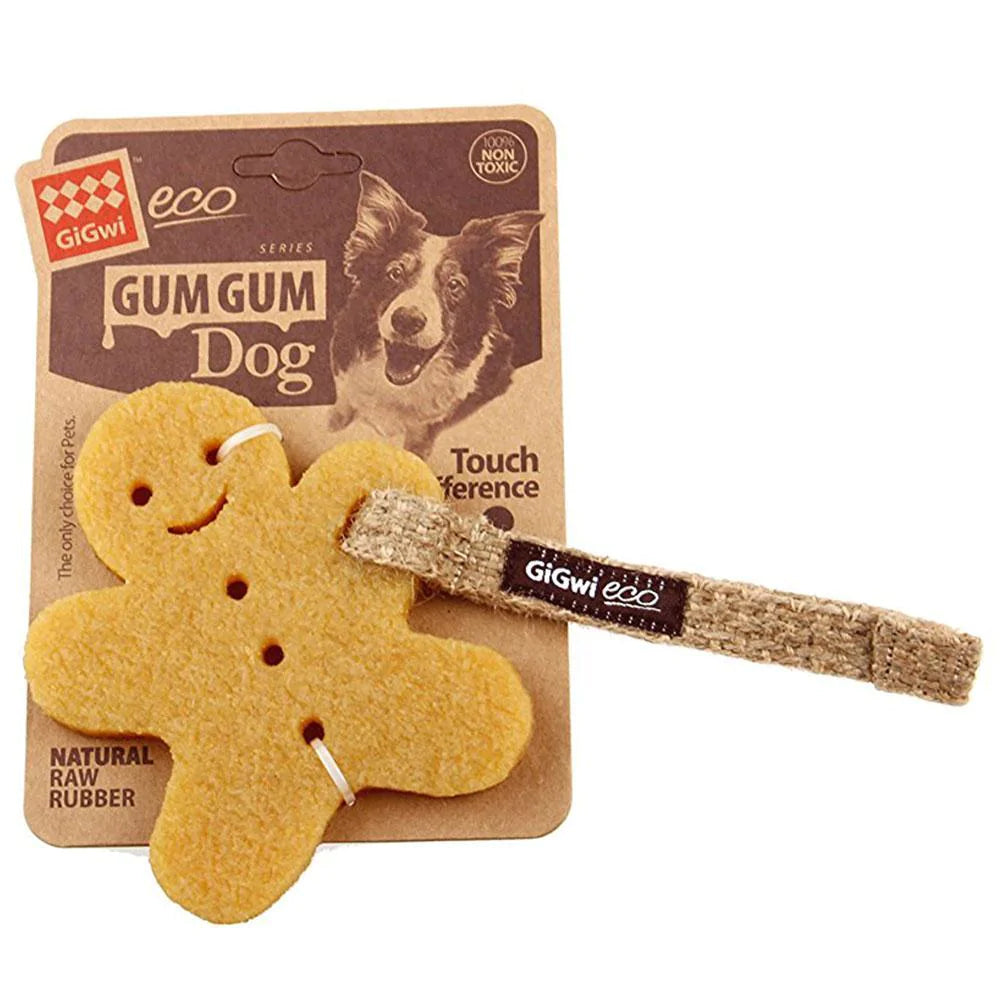 Gum Gum Dog Chew Toy (Ginger Bread Man)