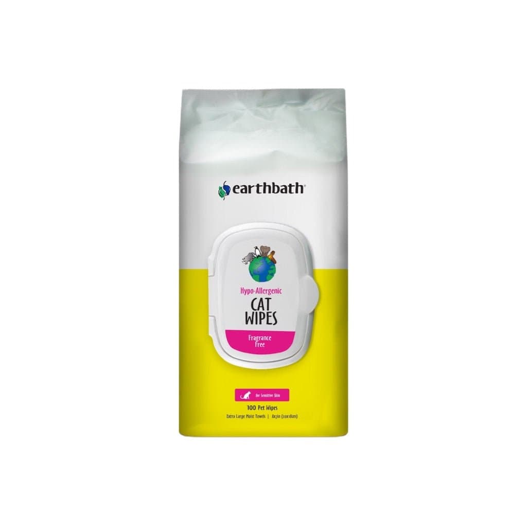 Hypo-Allergenic Cat Grooming Wipes - Fragrance Free
