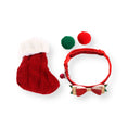 Load image into Gallery viewer, Pet Holiday Stocking,Collar & Catnip Candy Set
