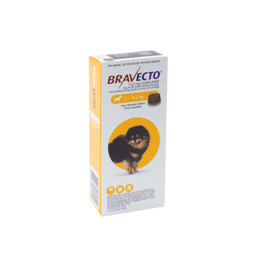 Bravecto For Miniature Dogs (2-4.5kg) Chew