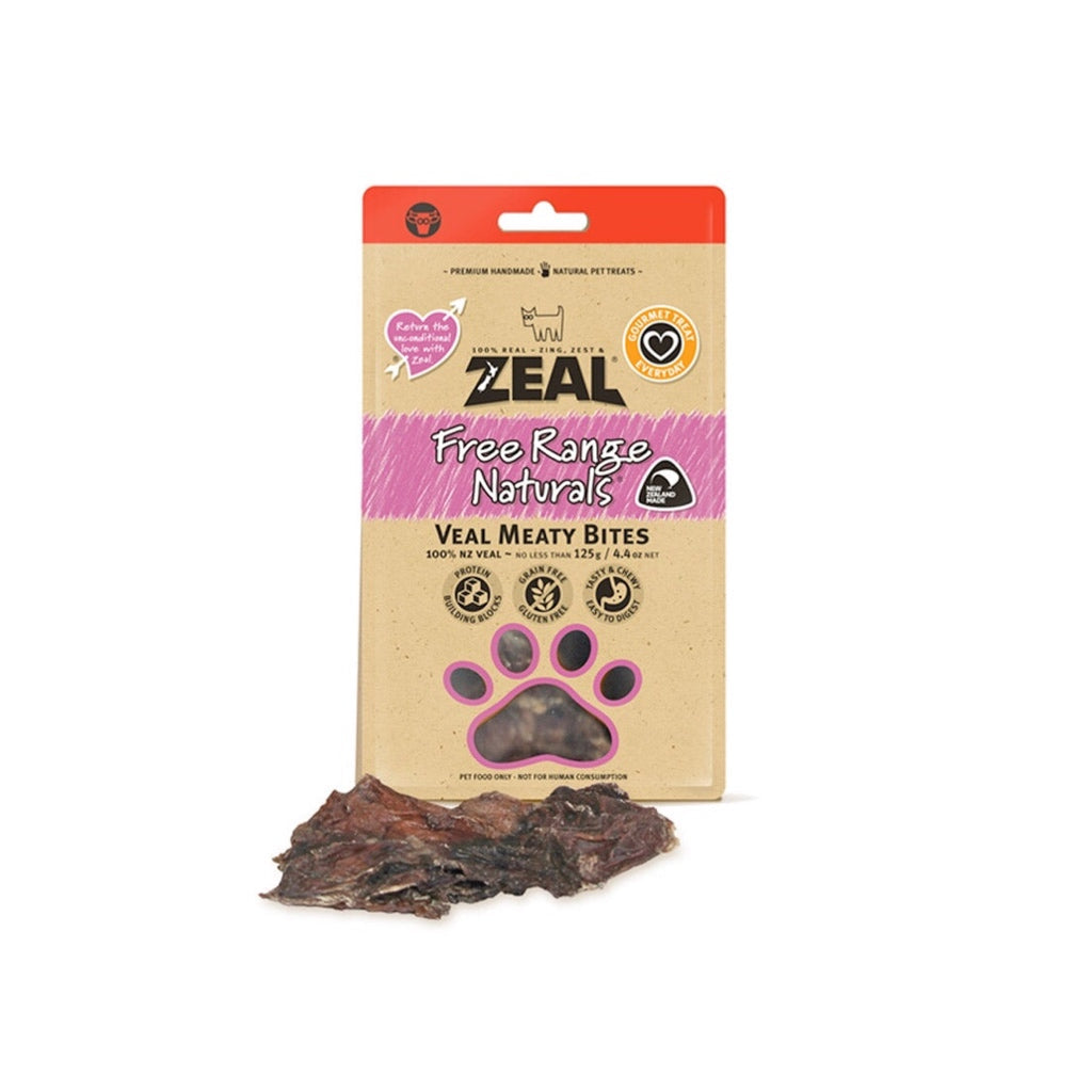 Zeal Veal Meaty Bites Treats for Dogs